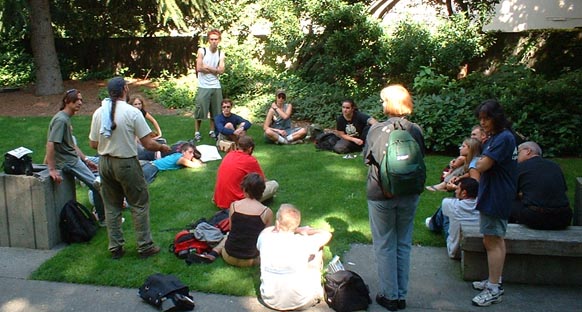 freeway park gathering on setting up a microradio station