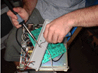 soldering a transmitter